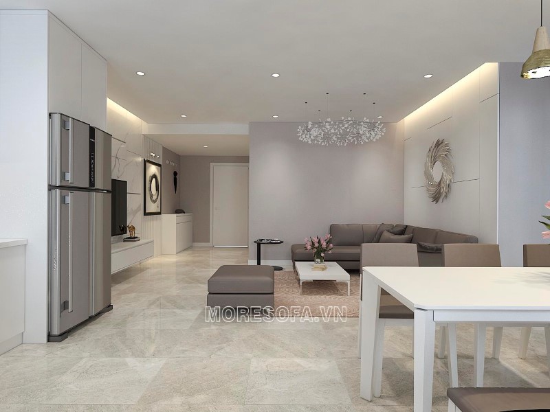 Ghế sofa góc cho phòng khách nhỏ